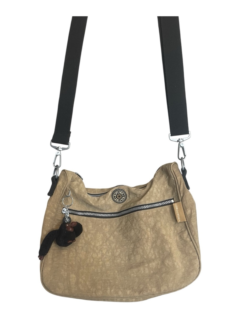Kipling Taupe Beige Crossbody Bag